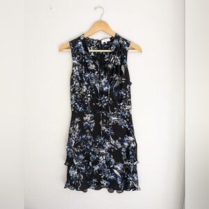 Parker NY navy floral dress size S NWOT